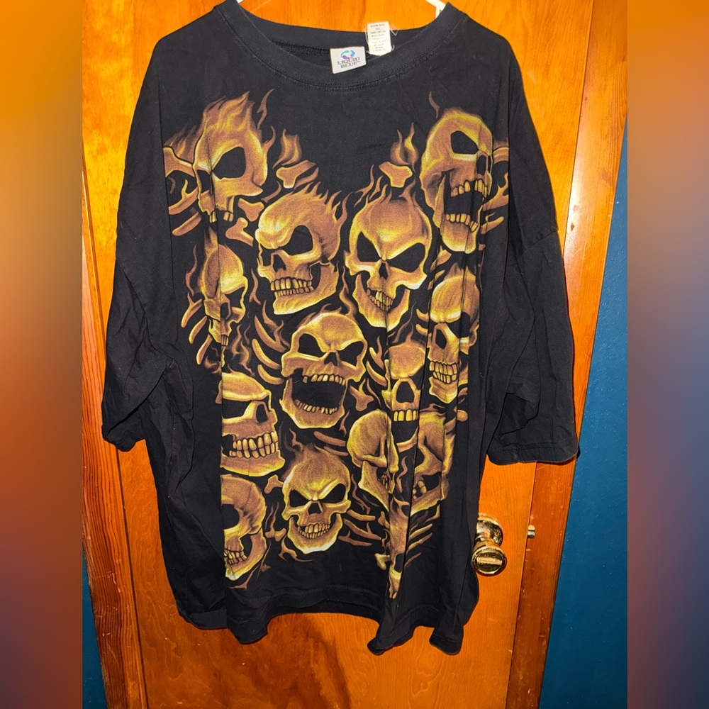Liquid Blue—Skulls